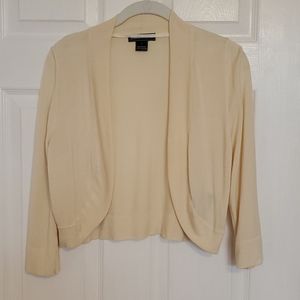 Jessica Howard cream colored shrug sweater